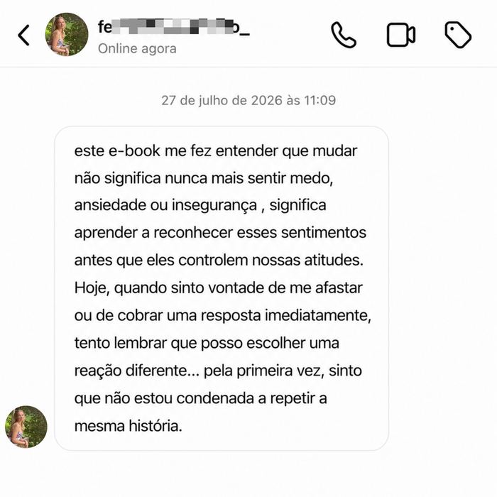 Depoimento real de leitora