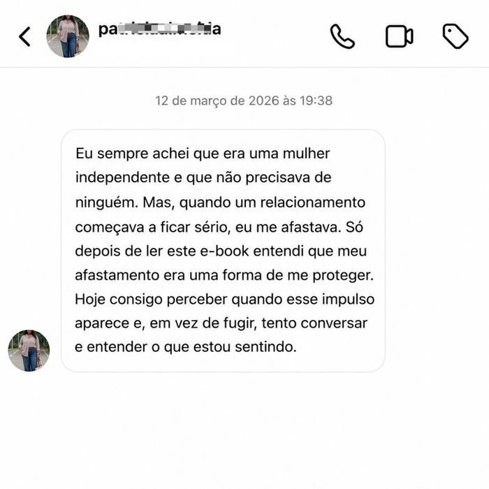 Depoimento real de leitora